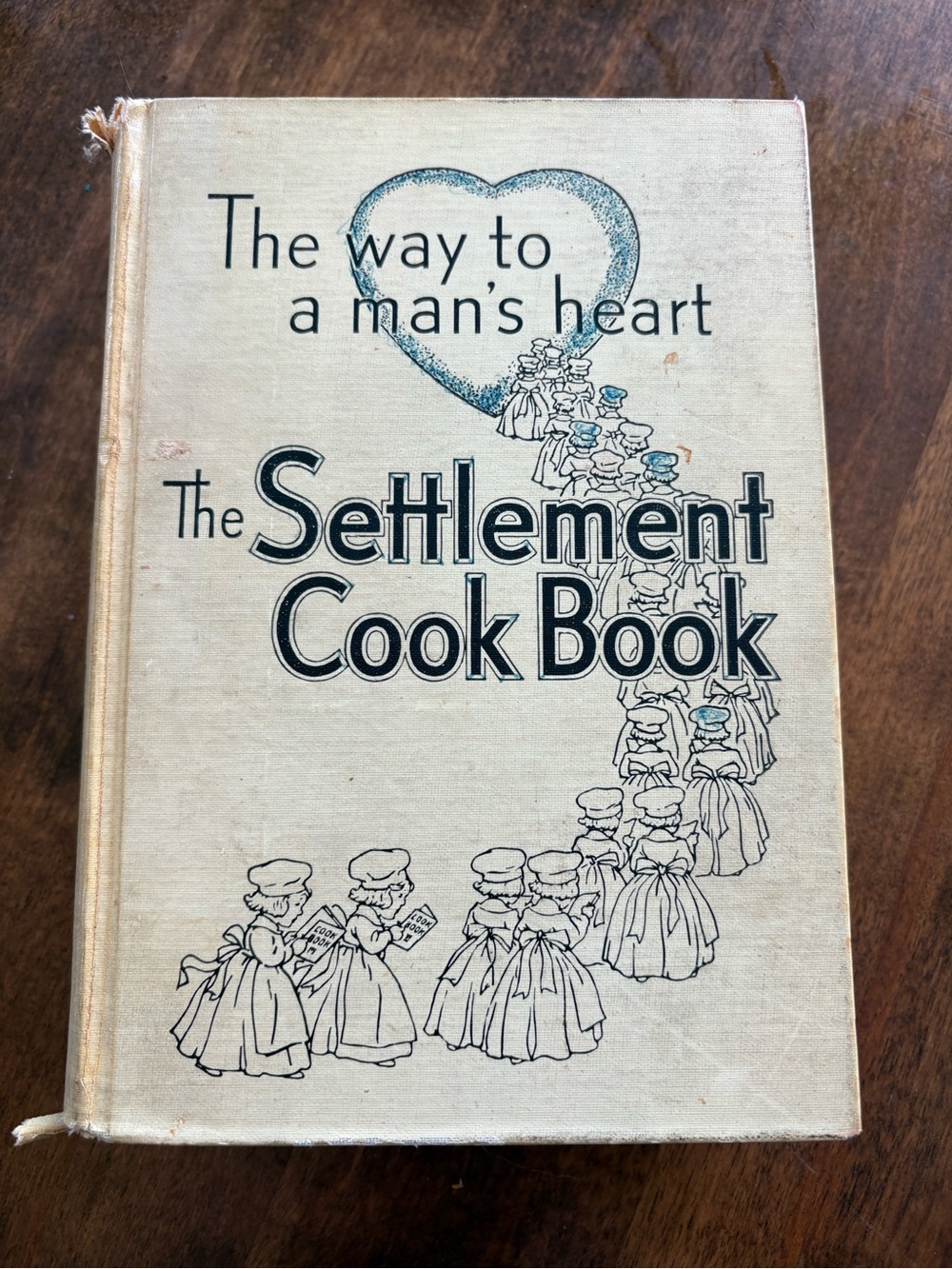 vintage The Settlement Cook Book - Cream Vintage Cookbook 1949